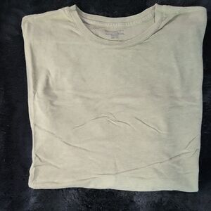 Banana Republic Light Heather Green Short Sleeve LS Tee XXL 100% Cotton